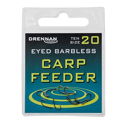 Drennan Eyed Barbless Carp Feeder Hooks