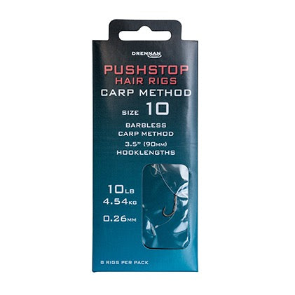 Drennan Pushstop Hair Rigs Carp Method