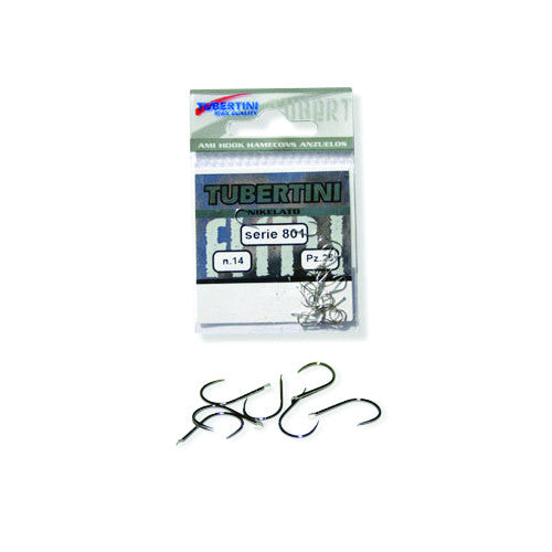 Tubertini Series 801 Nickel Hooks - Vale Royal Angling Centre