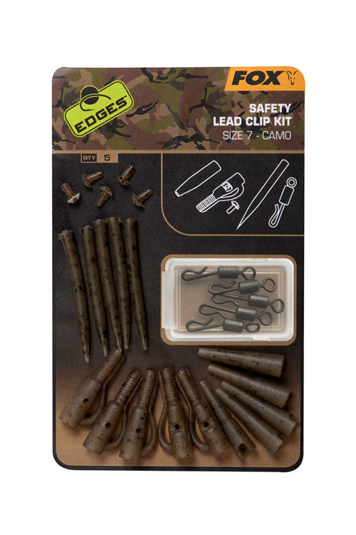 Fox Camo Lead Clip Kit Size 7