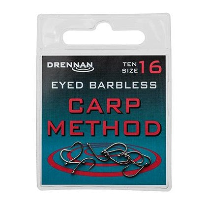 Drennan Eyed Barbless Carp Method