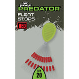 Fox Rage Predator Float Stops Red