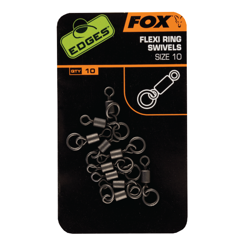 Fox EDGES™ Flexi Ring Swivels - Vale Royal Angling Centre