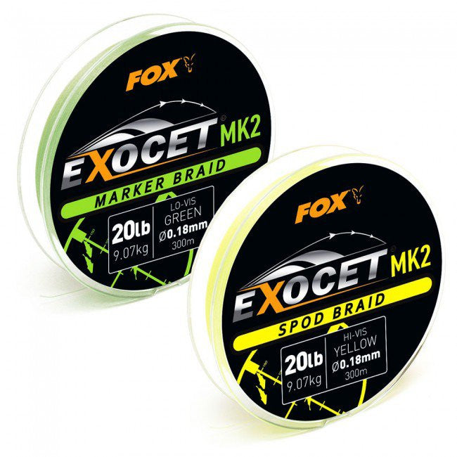 Fox Exocet MK2 Spod & Marker Braid - Vale Royal Angling Centre
