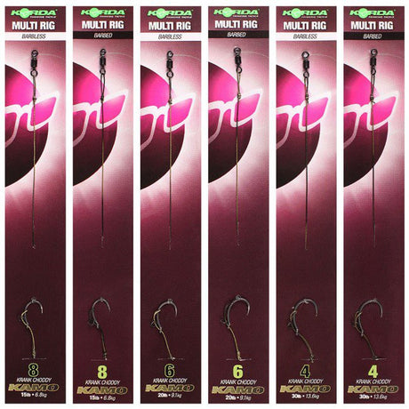 Korda Ready Tied Multi Rig - Vale Royal Angling Centre